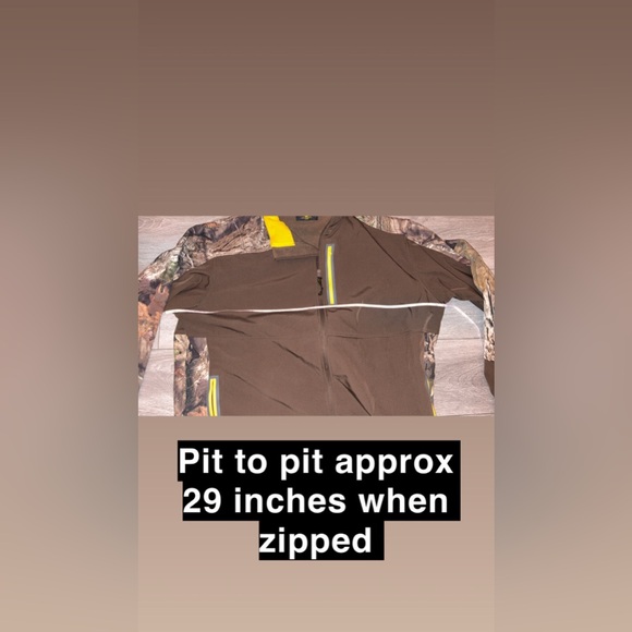 Yukon Gear Men’s Size 3XL Zip Up Jacket Brown Camo Camouflage Pockets EUC - Picture 5 of 11